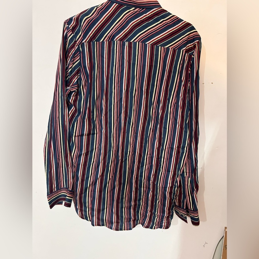 Demand Button Striped Shirt - Picture 5 of 9